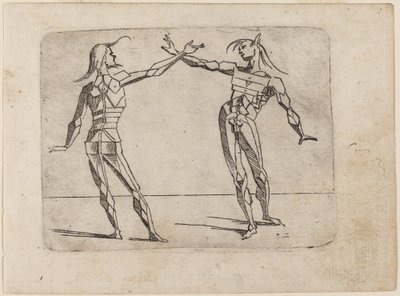Fra "Bizzarie di diverse figurer" av Giovanni Battista Bracelli