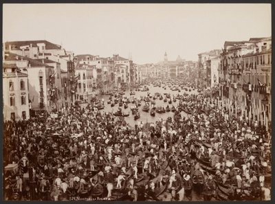 Venezia - Regattaen av Giovanni Battista Brusa