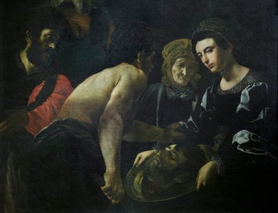 Salome mit dem Kopf von Johannes dem Täufer von Giovanni-Battista Caracciolo