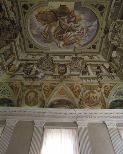 The Fall of Phaeton (Phaethon) (1625) - Fresco in trompe l