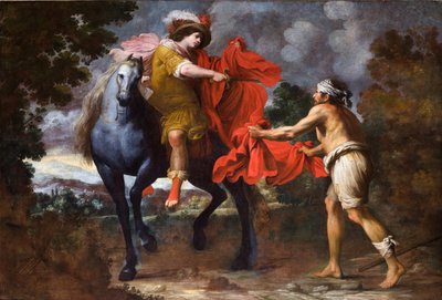 Saint Martin og tiggeren av Giovanni Battista Carlone