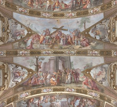 Historier om det hellige kors, 1631-32 av Giovanni Battista Carlone