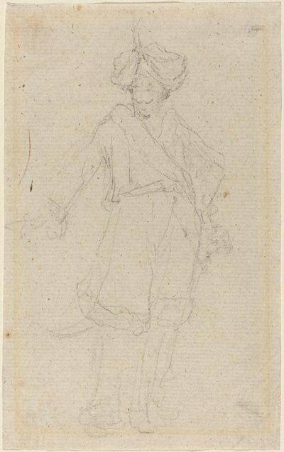 En tyrker [recto] av Giovanni Battista Cipriani