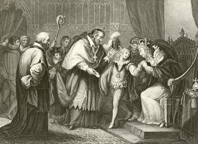 Edward, hertugen av York skiller seg fra moren sin av Giovanni Battista Cipriani