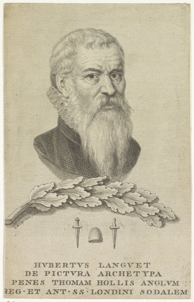 Portrett av diplomaten Hubert Languet av Giovanni Battista Cipriani