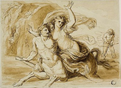 Voldtekt av Deianira av Giovanni Battista Cipriani