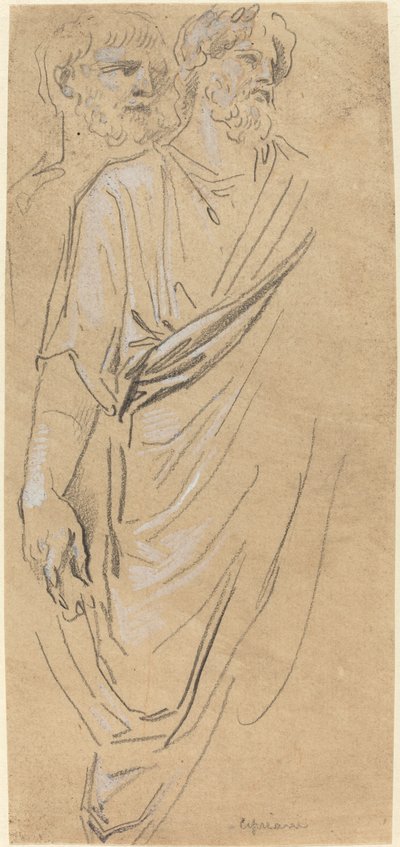 Studier av en klassisk figur av Giovanni Battista Cipriani