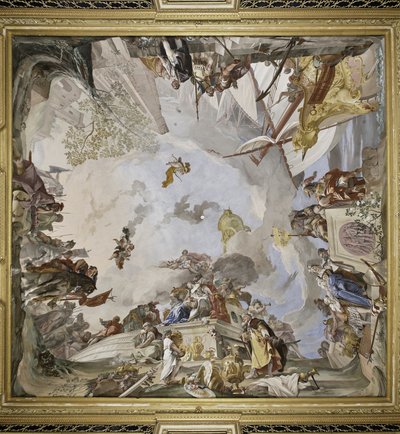 Iphigenia-offeret av Giovanni Battista Crosato