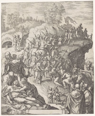 Bæringen av korset av Giovanni Battista Fontana