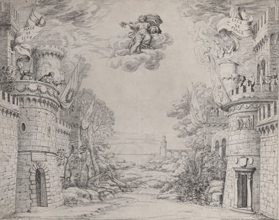 Scene fra Triompho della Pieta, 1640-69. av Giovanni Battista Galestruzzi