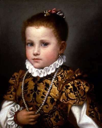 Liten jente fra huset Redetti av Giovanni Battista Moroni