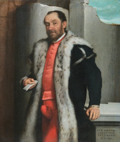 Portrett av Antonio Navagero av Giovanni Battista Moroni