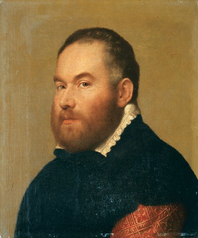 Portrett av en gentleman (olje på lerret) av Giovanni Battista Moroni