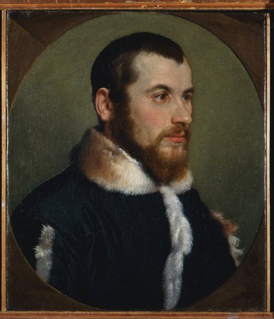 Portrett av en ung mann, ca. 1560 (olje på lerret) av Giovanni Battista Moroni