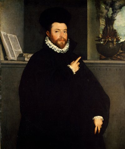 Portrett av sunn mann av Giovanni Battista Moroni (cirka 1525-1578) av Giovanni Battista Moroni