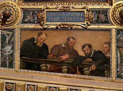 Portretter av Vasaris samarbeidspartnere av Giovanni Battista Naldini