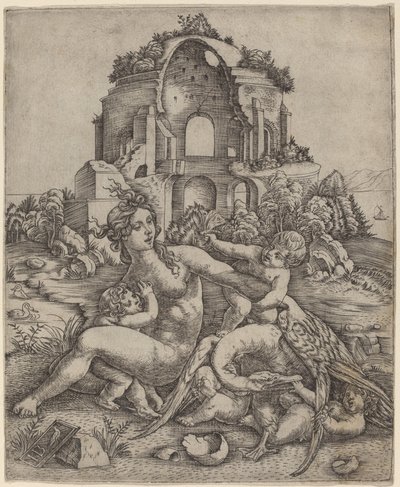 Leda og Svanen av Giovanni Battista Palumba