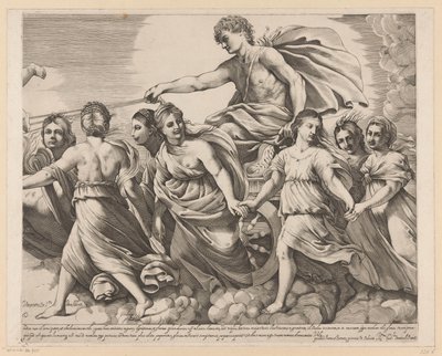 Apollo og Aurora (høyre del) av Giovanni Battista Pasqualini
