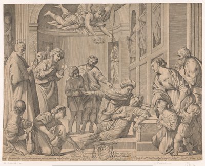 Saint Cecilias død av Giovanni Battista Pasqualini