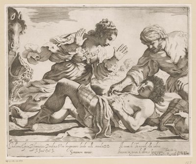 Erminia en Vafrino finner Tancredi av Giovanni Battista Pasqualini