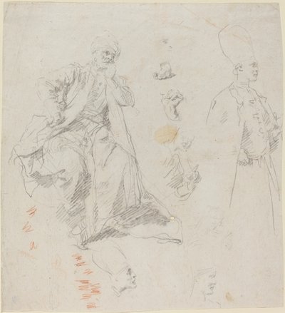 Kalifen Aladin og hans rådgivere av Giovanni Battista Piazzetta