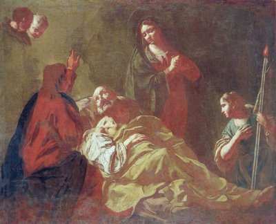 St. Josephs død, ca. 1740 av Giovanni Battista Piazzetta