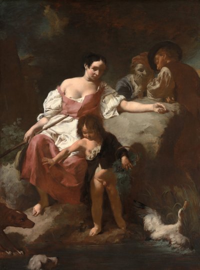Pastoral scene, 1740. av Giovanni Battista Piazzetta