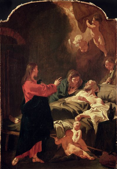 St. Josephs død av Giovanni Battista Piazzetta