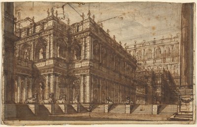 Et gammelt forum med portikoer av Giovanni Battista Piranesi