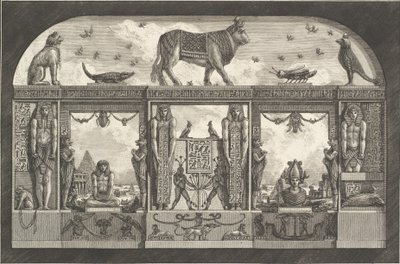 Gammelt egyptisk ornament, 1769. av Giovanni Battista Piranesi