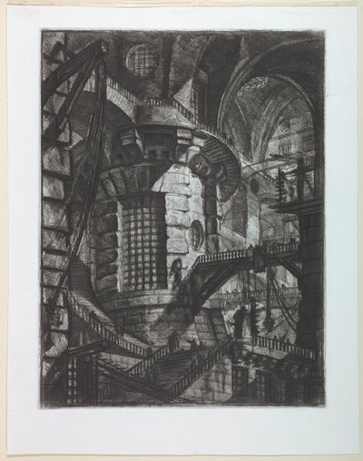 Fengselsserien, plate III av Giovanni Battista Piranesi
