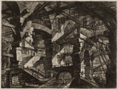 Fantastiske fengsler XIV av Giovanni Battista Piranesi