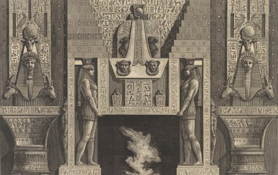 Skorsteinsstykke i egyptisk stil..., 1769. av Giovanni Battista Piranesi