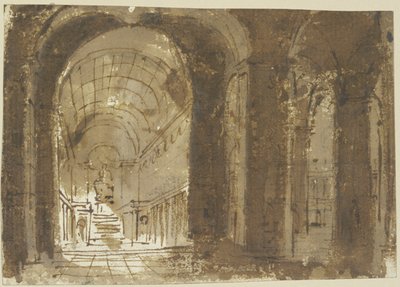Kirkeinteriør av Giovanni Battista Piranesi