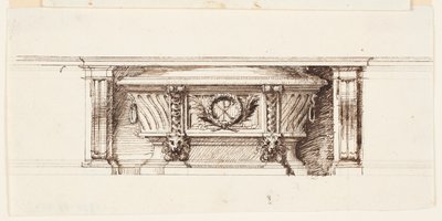 Design for en alter Mensa av Giovanni-Battista Piranesi