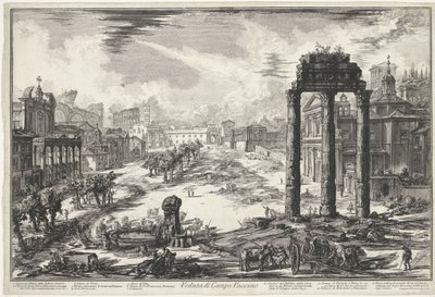 Forum Romanum in Rom von Giovanni-Battista Piranesi