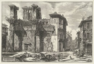 Forum von Nerva in Rom (Ansichten von Rom) von Giovanni-Battista Piranesi