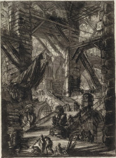 Fra serien The Imaginary Prisons av Giovanni Battista Piranesi