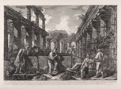 Frontispice, fra Ulike visninger av av Giovanni-Battista Piranesi