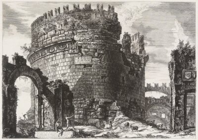 Caecilia Metellas gravmonument av Giovanni Battista Piranesi
