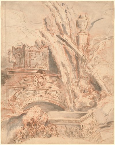 Grottesco med graven til Nero av Giovanni Battista Piranesi