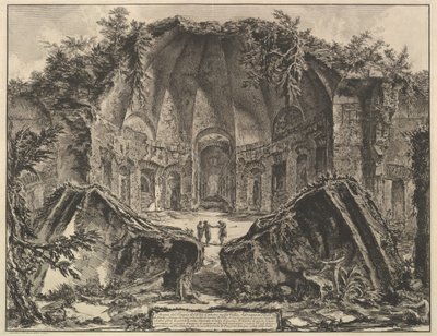 Hadrians Villa: Canopus Remains of the God Canopus Temple i Hadrians Villa i Tivo ..., ca. 1769. av Giovanni Battista Piranesi
