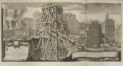 Giovanni Battista Piranesi, stipendiat ved Royal Society of Antiquaries, Campus Martius i det gamle Roma av Giovanni Battista Piranesi