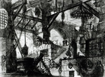 Imaginært fengsel av Giovanni Battista Piranesi