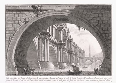 Storslått bro med Loggia av Giovanni Battista Piranesi