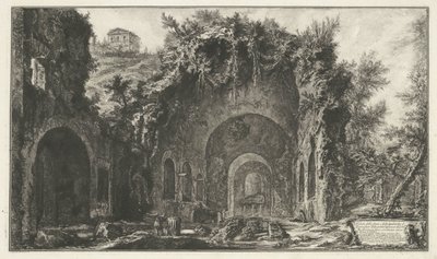 Nymphaeum von Egeria bei Rom von Giovanni-Battista Piranesi