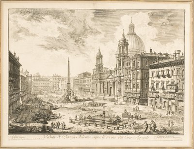 Piazza Navona, tallerken fra 