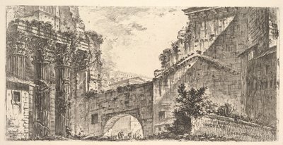 Plate 15: Forum av Augustus Forum av Augustus, ca. 1748. av Giovanni Battista Piranesi