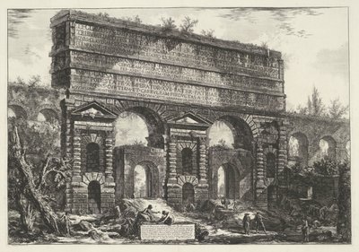 Porta Maggiore in Rom von Giovanni-Battista Piranesi