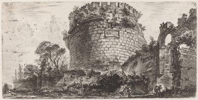 Graven til Metella kjent som Capo di Bove av Giovanni Battista Piranesi